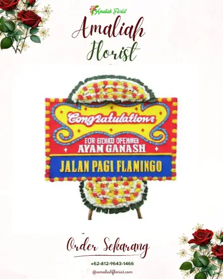 Sewa Papan Bunga Kemiriamba